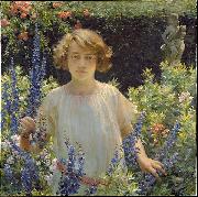 Charles Courtney Curran Betty Newell painting